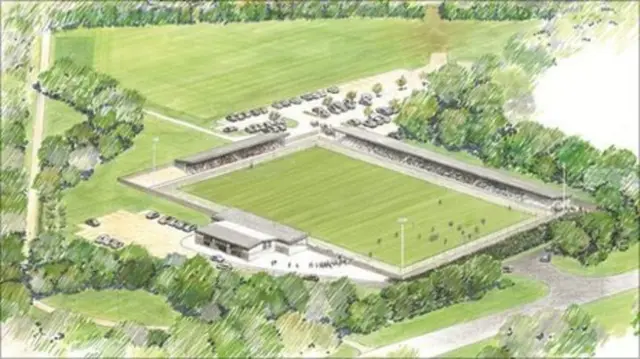 Proposed new Basingstoke football stadium