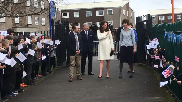 Duchess of Cambridge at Pegasus Primary