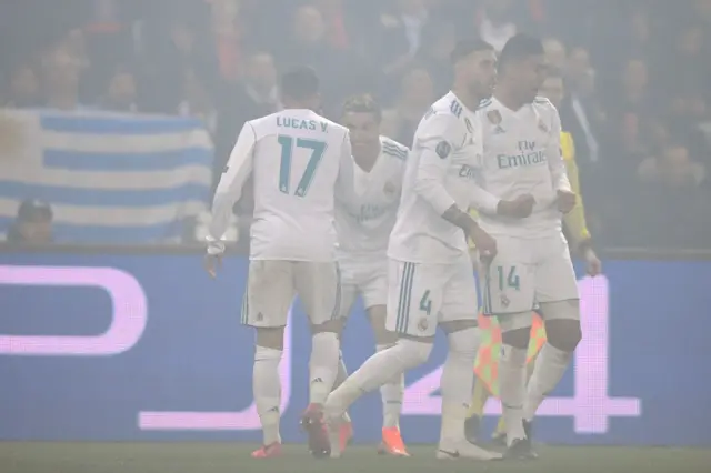 Real Madrid celebrate