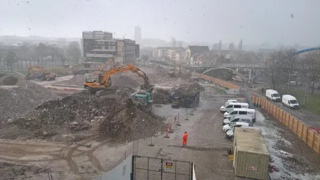 Demolition work