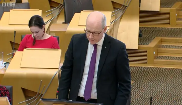 Education Secretary John Swinney