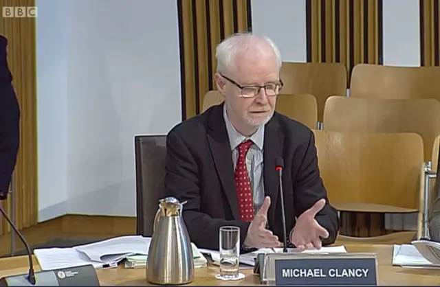 Law Society of Scotland's Michael Clancy