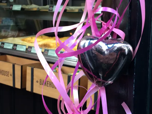 Ribbons and balloon