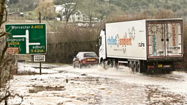 Flooding in Frome Valley, Herefordshire