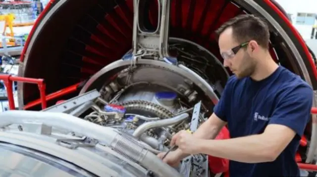 Worker at Rolls-Royce