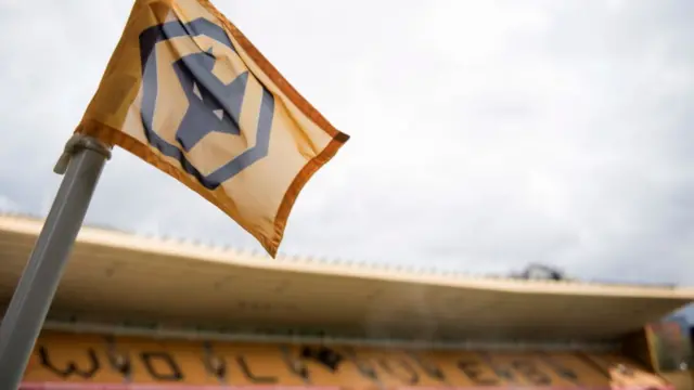 Flag at Wolves