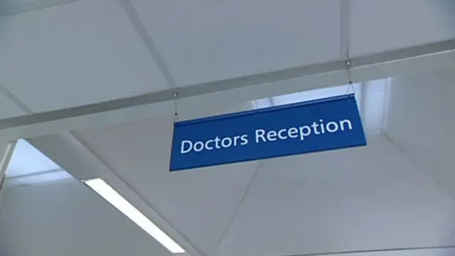 Doctors reception sign