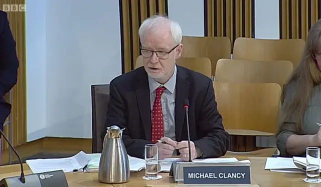 Michael Clancy of the Law Society of Scotland