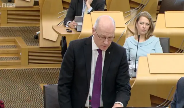 Education Secretary John Swinney