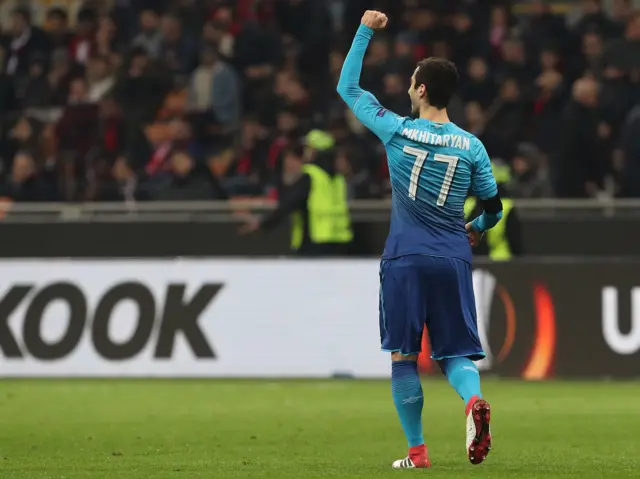 Mkhitaryan celebration