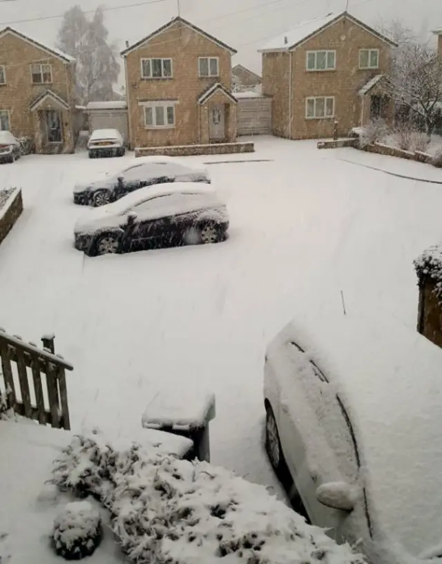 Snow in Dewsbury