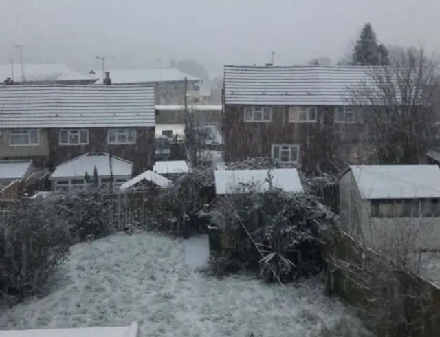 Snow in Horsforth