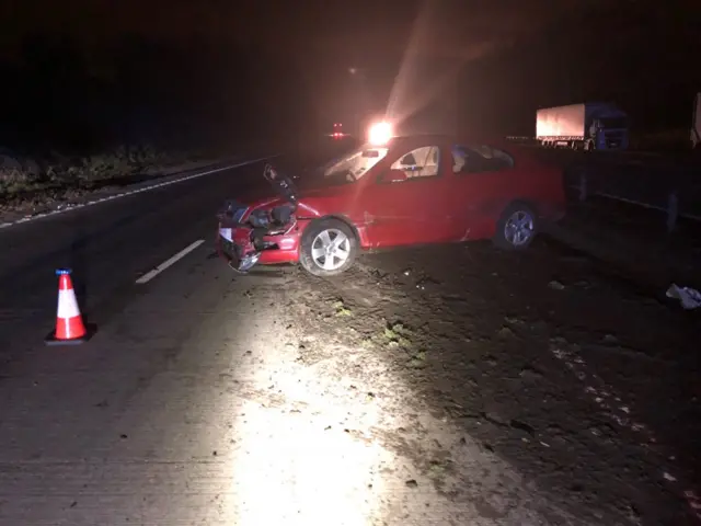 A50 crash