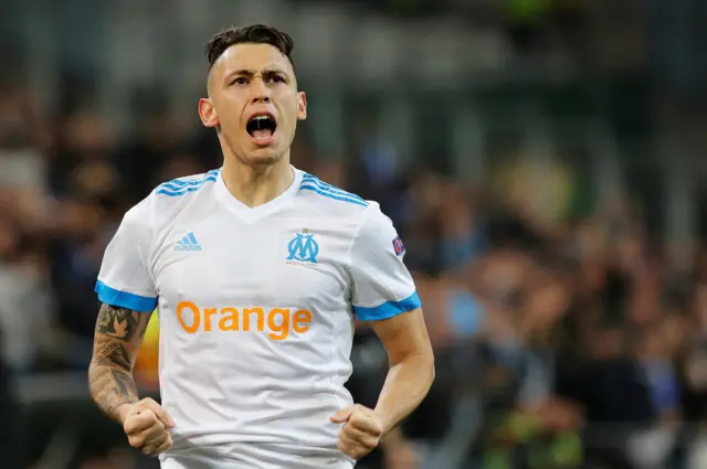 Lucas Ocampos scores for Marseille