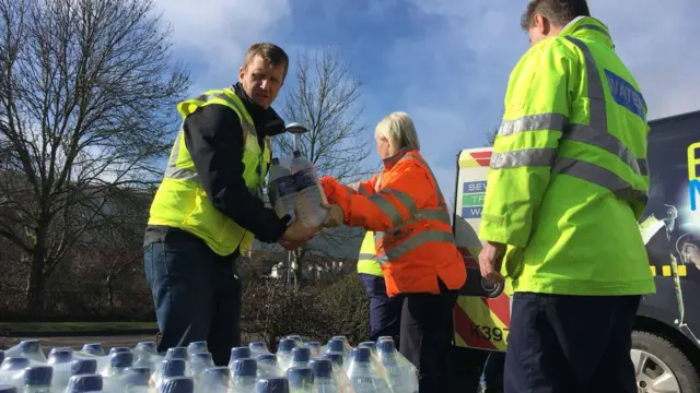 Bottled water station