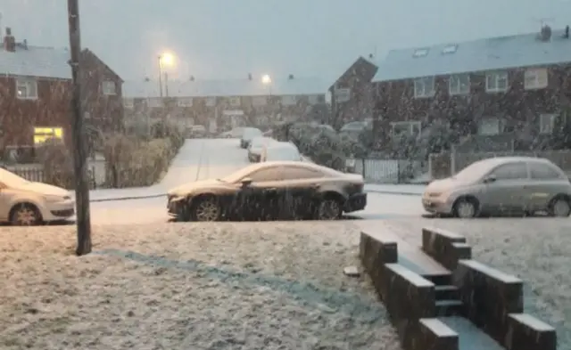 Snow in Horsforth