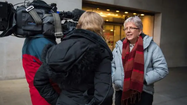 Carrie Gracie (right) resigned over her BBC China editor salary