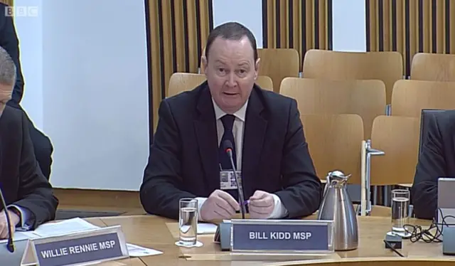 SNP chief whip Bill Kidd