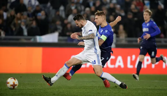 Ciro Immobile scores for Lazio