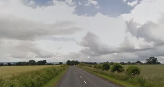 The crash happened on the A61 between Busby Stoop and Carlton Miniott