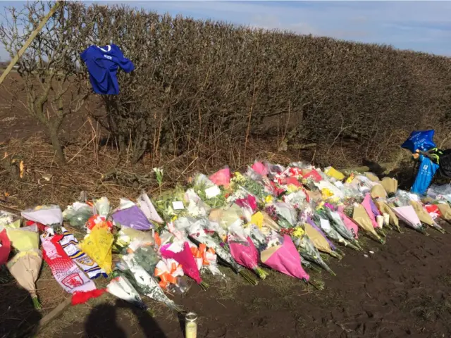 Tributes left in Thirsk