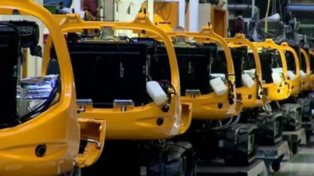 JCB production line