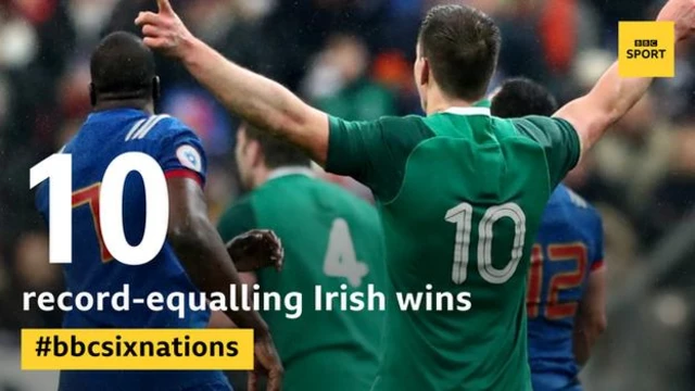 Ireland chasing a record 11th win