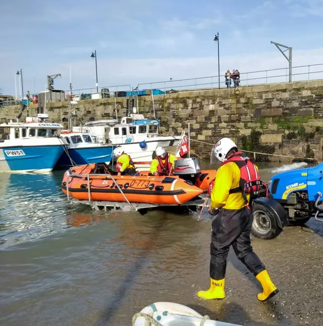 Newquay inshore lifeboat