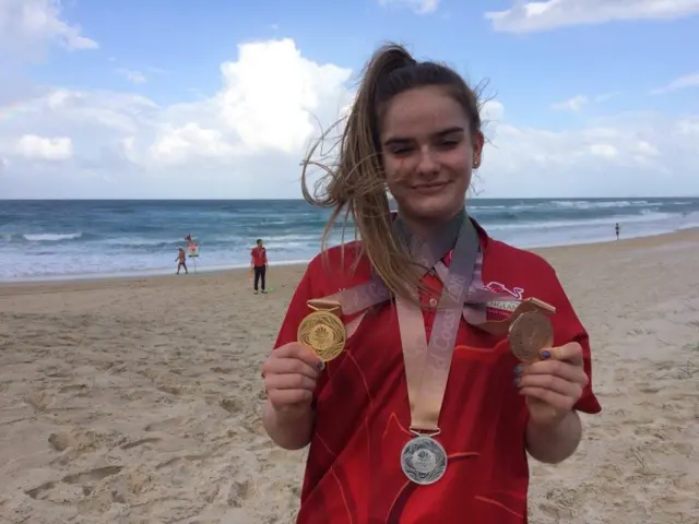 Alice Kinsella and medals