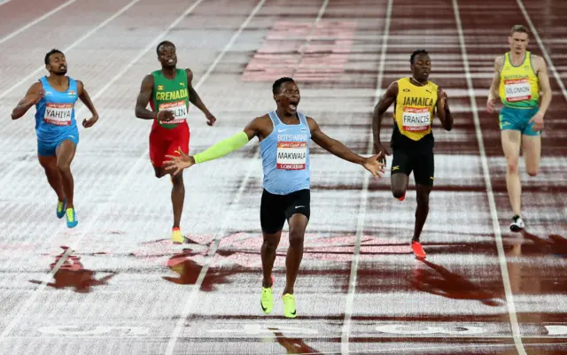 Botswana's Isaac Makwala wins gold