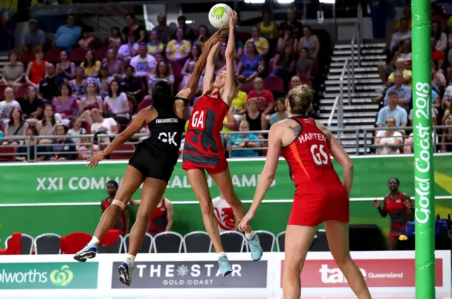 England New Zealand netball