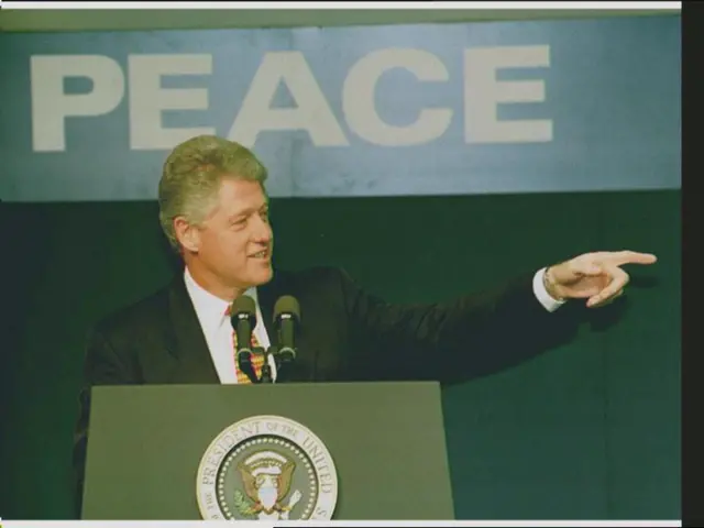 Former US President Bill Clinton in Belfast