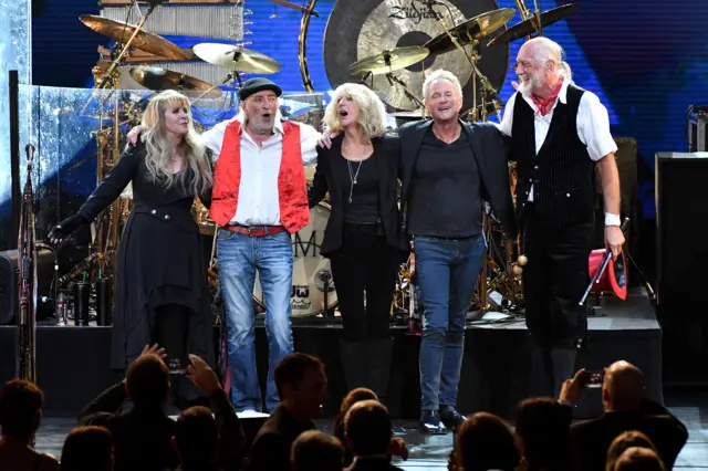 Fleetwood Mac all together in happier times