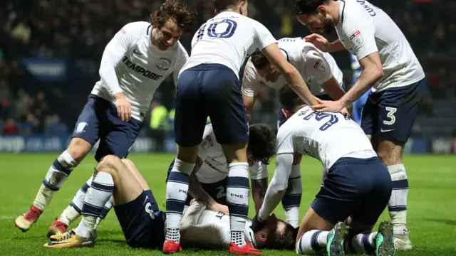 Preston celebrate