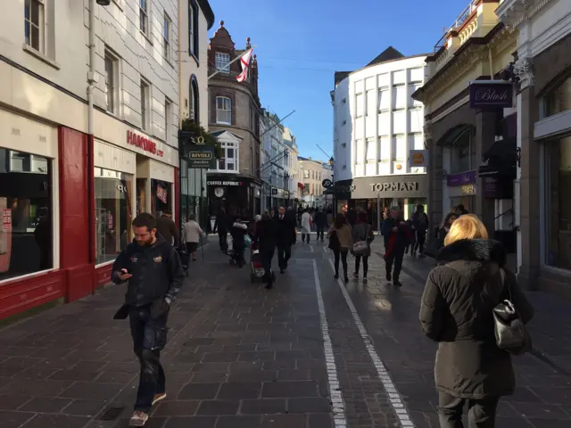 St Helier high street