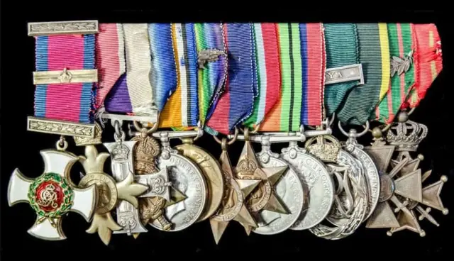 Medals of Lieutenant Colonel Wilkins Fitzwilliams Chipp