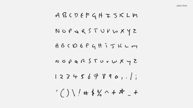 John Lennon Font