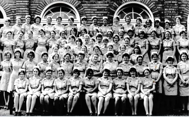 Liz Earnshaw's nursing class of 1973