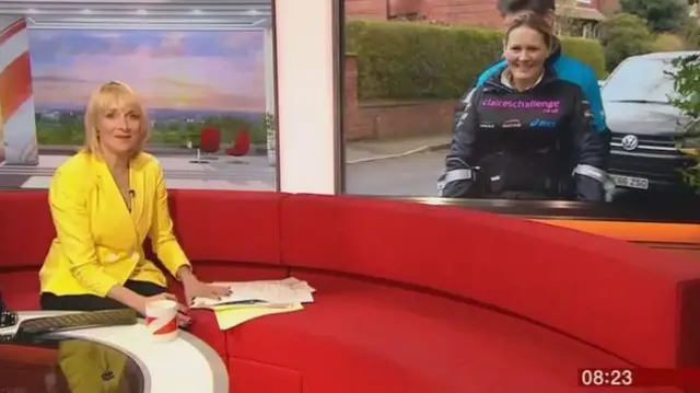 Claire Lomas on BBC Breakfast