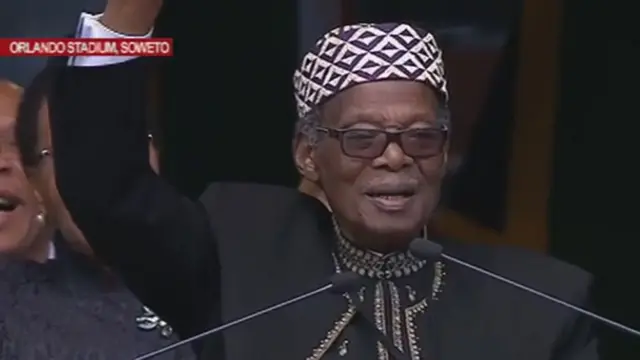 Zulu Prince Mangosuthu Buthelezi