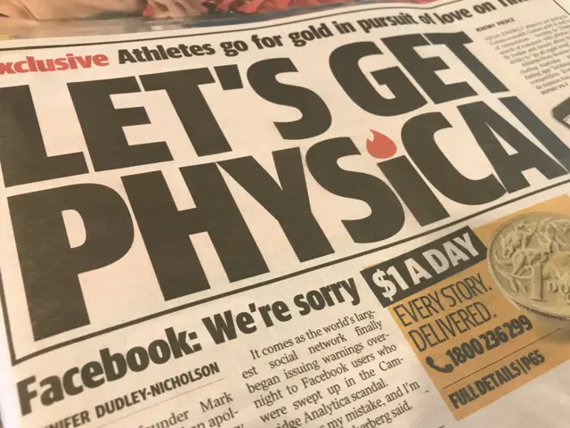 Let’s get physical headline