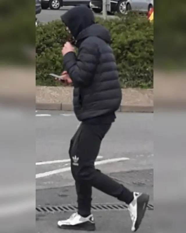 Suspect in Littlehampton assault CCTV image