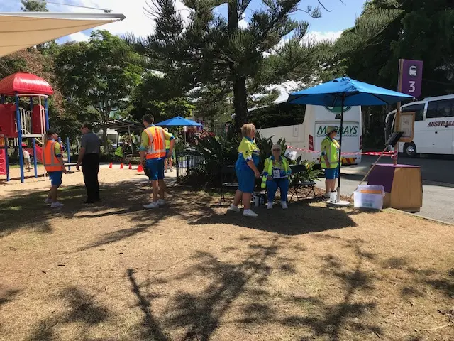 Bus stop and games shapers