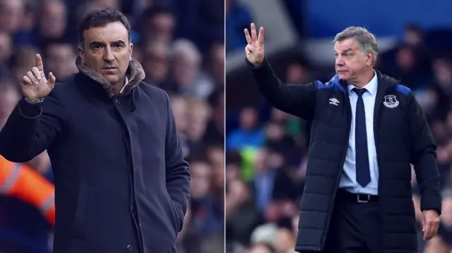 Carlos Carvalhal and Sam Allardyce