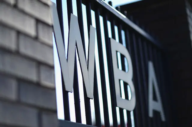 WBA sign post