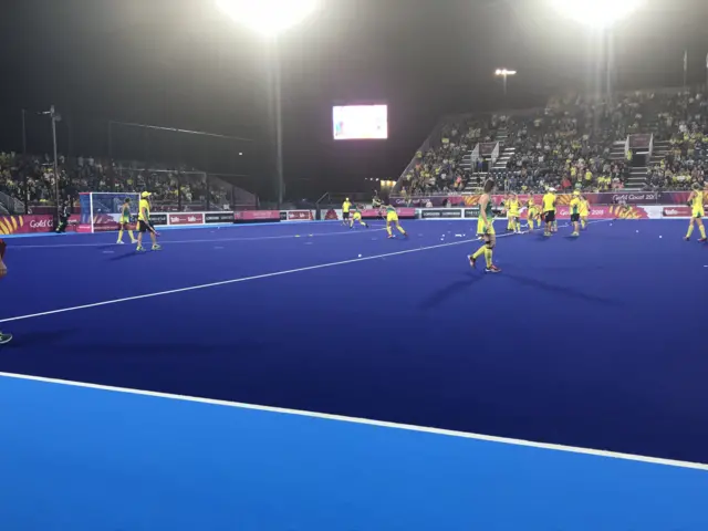 Australia warm up