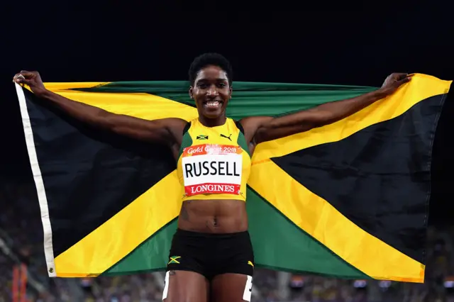 Janieve Russell of Jamaica