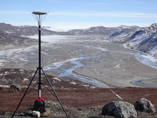 One of the current dust traps installed in Greenland