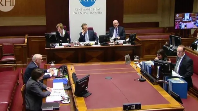 Wideshot of the inquiry in session