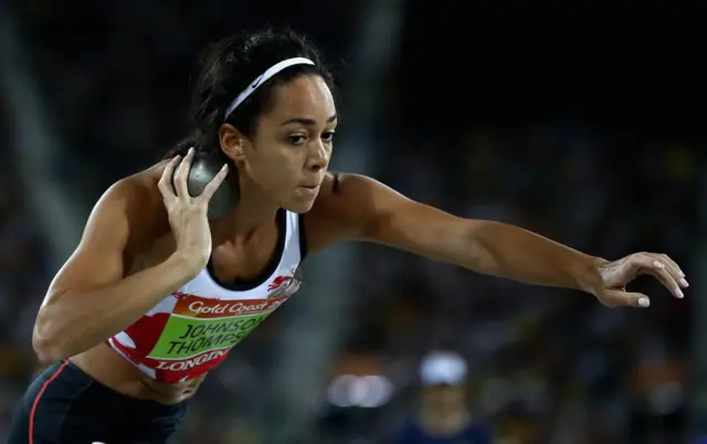 Katarina Johnson-Thompson of England